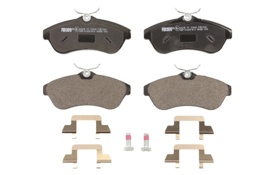 Brake Pad Set, disc brake PREMIER ECO FRICTION FDB1543 Ferodo