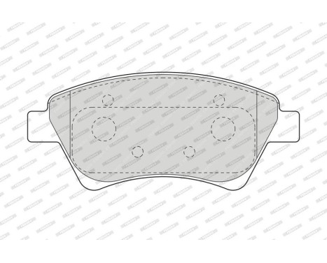 Brake Pad Set, disc brake PREMIER ECO FRICTION FDB1544 Ferodo, Image 3
