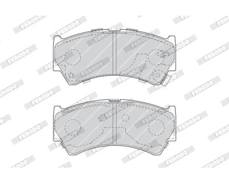 Brake Pad Set, disc brake PREMIER ECO FRICTION FDB1551 Ferodo, Image 3
