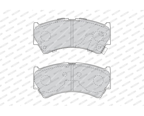 Brake Pad Set, disc brake PREMIER ECO FRICTION FDB1551 Ferodo, Image 3
