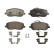 Brake Pad Set, disc brake PREMIER ECO FRICTION FDB1556 Ferodo