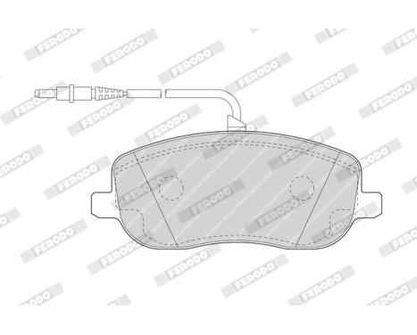 Brake Pad Set, disc brake PREMIER ECO FRICTION FDB1556 Ferodo, Image 4