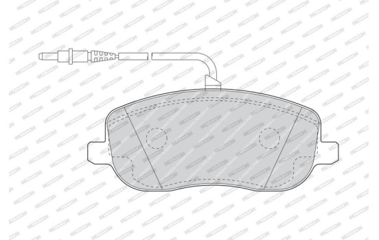 Brake Pad Set, disc brake PREMIER ECO FRICTION FDB1556 Ferodo, Image 4