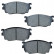 Brake Pad Set, disc brake PREMIER ECO FRICTION FDB1557 Ferodo