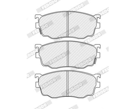 Brake Pad Set, disc brake PREMIER ECO FRICTION FDB1557 Ferodo, Image 3