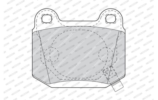 Brake Pad Set, disc brake PREMIER ECO FRICTION FDB1562 Ferodo, Image 3