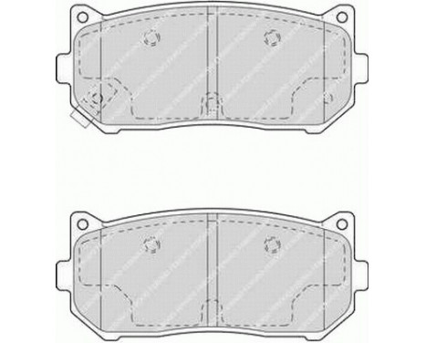 Brake Pad Set, disc brake PREMIER ECO FRICTION FDB1569 Ferodo, Image 2