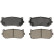 Brake Pad Set, disc brake PREMIER ECO FRICTION FDB1569 Ferodo