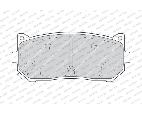 Brake Pad Set, disc brake PREMIER ECO FRICTION FDB1569 Ferodo, Image 4