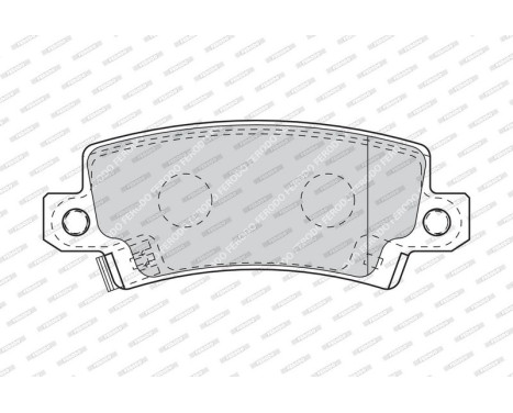 Brake Pad Set, disc brake PREMIER ECO FRICTION FDB1574 Ferodo, Image 3
