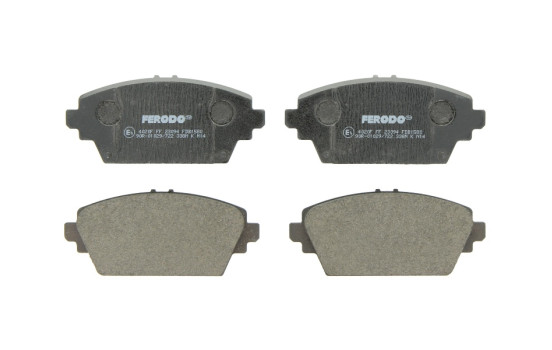 Brake Pad Set, disc brake PREMIER ECO FRICTION FDB1580 Ferodo