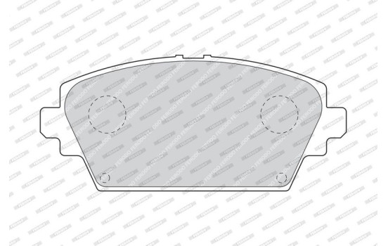 Brake Pad Set, disc brake PREMIER ECO FRICTION FDB1580 Ferodo, Image 4
