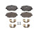 Brake Pad Set, disc brake PREMIER ECO FRICTION FDB1581 Ferodo