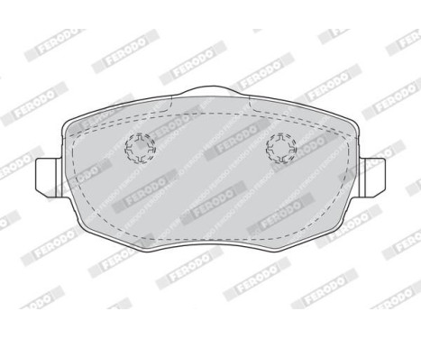 Brake Pad Set, disc brake PREMIER ECO FRICTION FDB1581 Ferodo, Image 3
