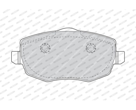 Brake Pad Set, disc brake PREMIER ECO FRICTION FDB1581 Ferodo, Image 2