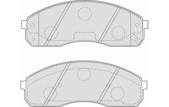 Brake Pad Set, disc brake PREMIER ECO FRICTION FDB1595 Ferodo, Image 2