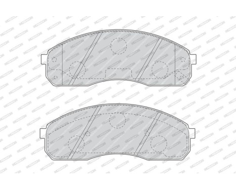 Brake Pad Set, disc brake PREMIER ECO FRICTION FDB1595 Ferodo, Image 4