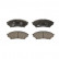 Brake Pad Set, disc brake PREMIER ECO FRICTION FDB1596 Ferodo