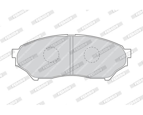 Brake Pad Set, disc brake PREMIER ECO FRICTION FDB1596 Ferodo, Image 4