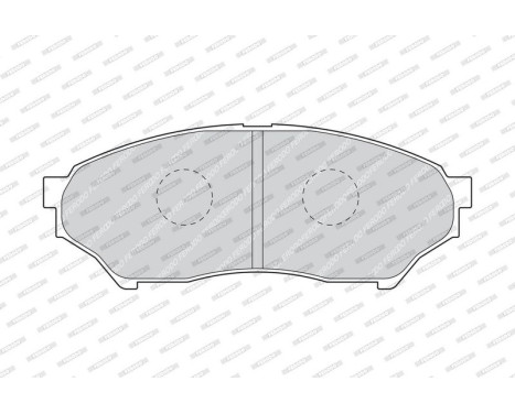 Brake Pad Set, disc brake PREMIER ECO FRICTION FDB1596 Ferodo, Image 4