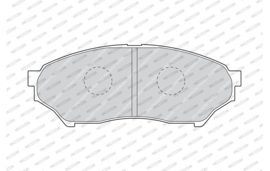 Brake Pad Set, disc brake PREMIER ECO FRICTION FDB1596 Ferodo, Image 4