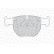 Brake Pad Set, disc brake PREMIER ECO FRICTION FDB1597 Ferodo, Thumbnail 4