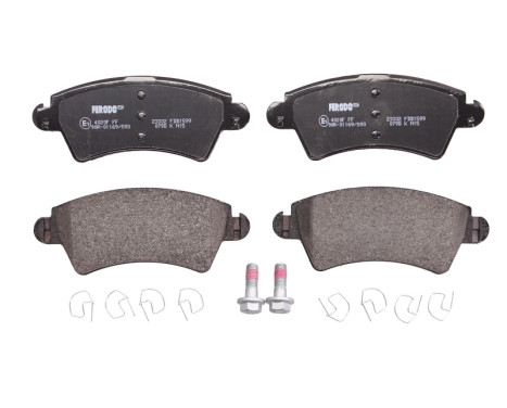 Brake Pad Set, disc brake PREMIER ECO FRICTION FDB1599 Ferodo