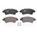 Brake Pad Set, disc brake PREMIER ECO FRICTION FDB1599 Ferodo