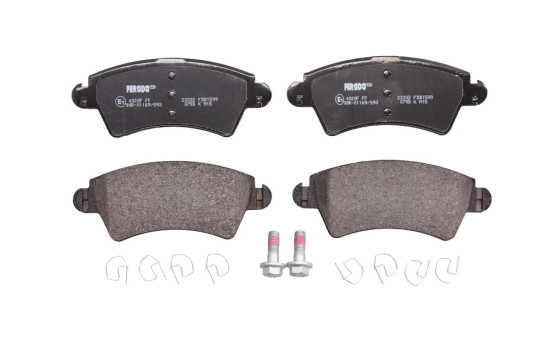 Brake Pad Set, disc brake PREMIER ECO FRICTION FDB1599 Ferodo