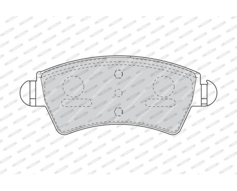 Brake Pad Set, disc brake PREMIER ECO FRICTION FDB1599 Ferodo, Image 4