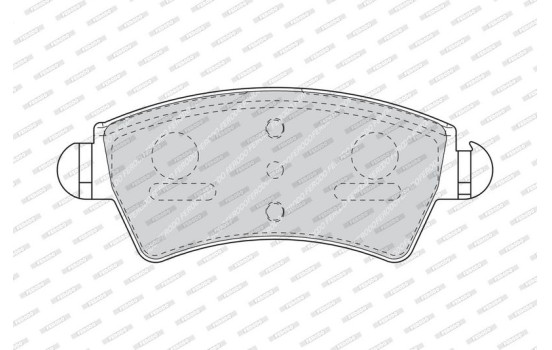 Brake Pad Set, disc brake PREMIER ECO FRICTION FDB1599 Ferodo, Image 4