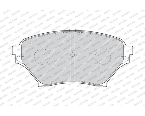 Brake Pad Set, disc brake PREMIER ECO FRICTION FDB1600 Ferodo, Image 3