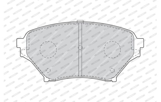 Brake Pad Set, disc brake PREMIER ECO FRICTION FDB1600 Ferodo, Image 3