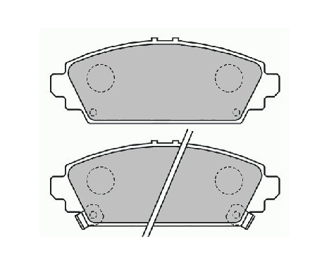 Brake Pad Set, disc brake PREMIER ECO FRICTION FDB1601 Ferodo, Image 2