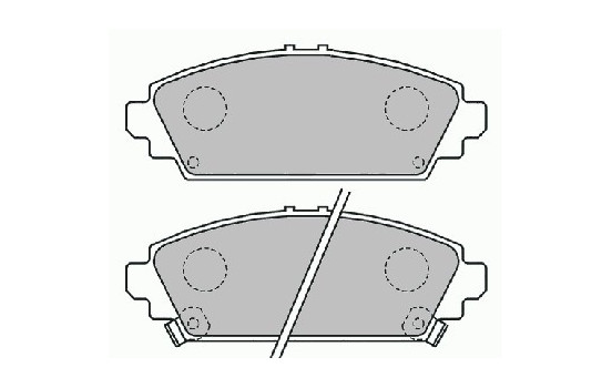 Brake Pad Set, disc brake PREMIER ECO FRICTION FDB1601 Ferodo, Image 2