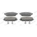 Brake Pad Set, disc brake PREMIER ECO FRICTION FDB1601 Ferodo, Thumbnail 4