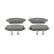 Brake Pad Set, disc brake PREMIER ECO FRICTION FDB1601 Ferodo, Thumbnail 3