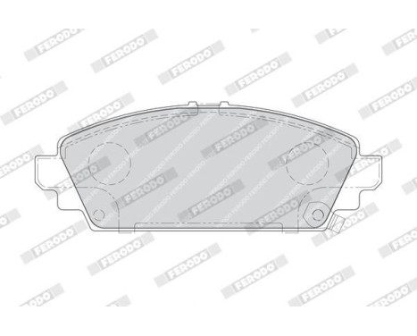 Brake Pad Set, disc brake PREMIER ECO FRICTION FDB1601 Ferodo, Image 4