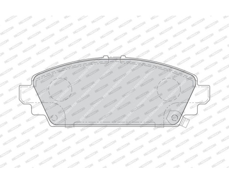 Brake Pad Set, disc brake PREMIER ECO FRICTION FDB1601 Ferodo, Image 4
