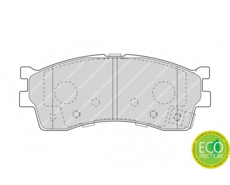 Brake Pad Set, disc brake PREMIER ECO FRICTION FDB1602 Ferodo, Image 3