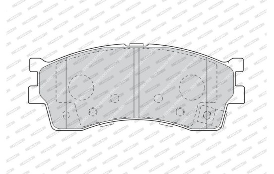 Brake Pad Set, disc brake PREMIER ECO FRICTION FDB1602 Ferodo, Image 3