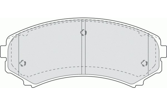 Brake Pad Set, disc brake PREMIER ECO FRICTION FDB1603 Ferodo, Image 2