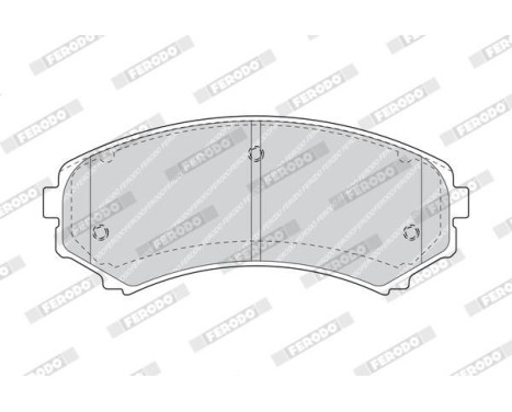 Brake Pad Set, disc brake PREMIER ECO FRICTION FDB1603 Ferodo, Image 4
