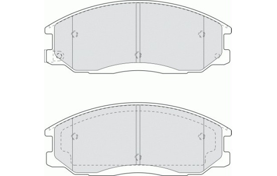 Brake Pad Set, disc brake PREMIER ECO FRICTION FDB1605 Ferodo, Image 2