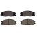 Brake Pad Set, disc brake PREMIER ECO FRICTION FDB1605 Ferodo