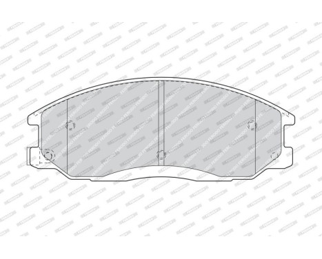 Brake Pad Set, disc brake PREMIER ECO FRICTION FDB1605 Ferodo, Image 4