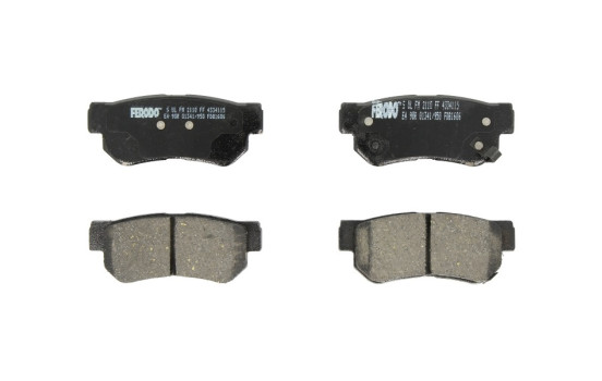 Brake Pad Set, disc brake PREMIER ECO FRICTION FDB1606 Ferodo