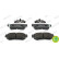 Brake Pad Set, disc brake PREMIER ECO FRICTION FDB1606 Ferodo, Thumbnail 4