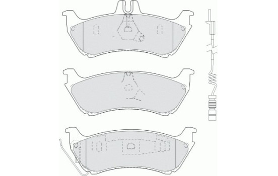 Brake Pad Set, disc brake PREMIER ECO FRICTION FDB1608 Ferodo, Image 2