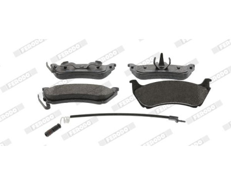 Brake Pad Set, disc brake PREMIER ECO FRICTION FDB1608 Ferodo, Image 4